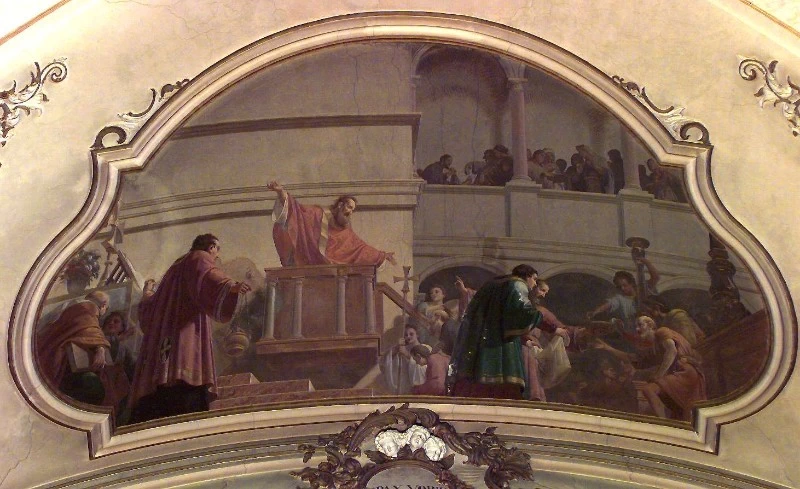 San Zenone predica dal pulpito